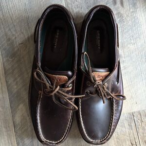 Men's SPERRY Top-Siders All Leather Tie Loafer Shoes Men's Size 11.5 W